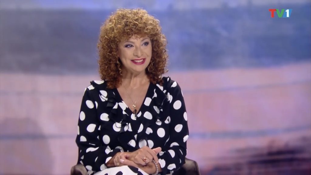 Prestigious Crystal Lyre nomination for the host of the TV1 show En Face Olga Buzina