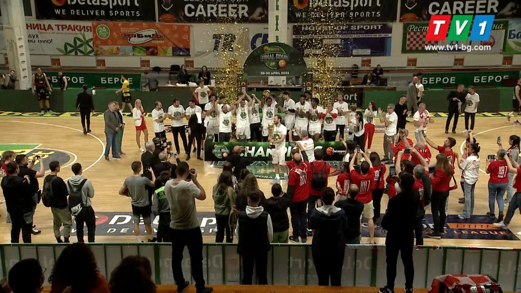 TV1 at the final games of the Men's Basketball Balkan League