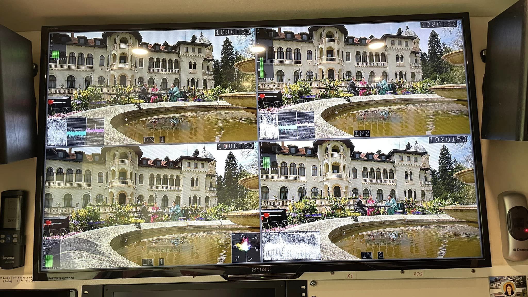 TV1 filmed and broadcast the special studio for Charles III's coronation